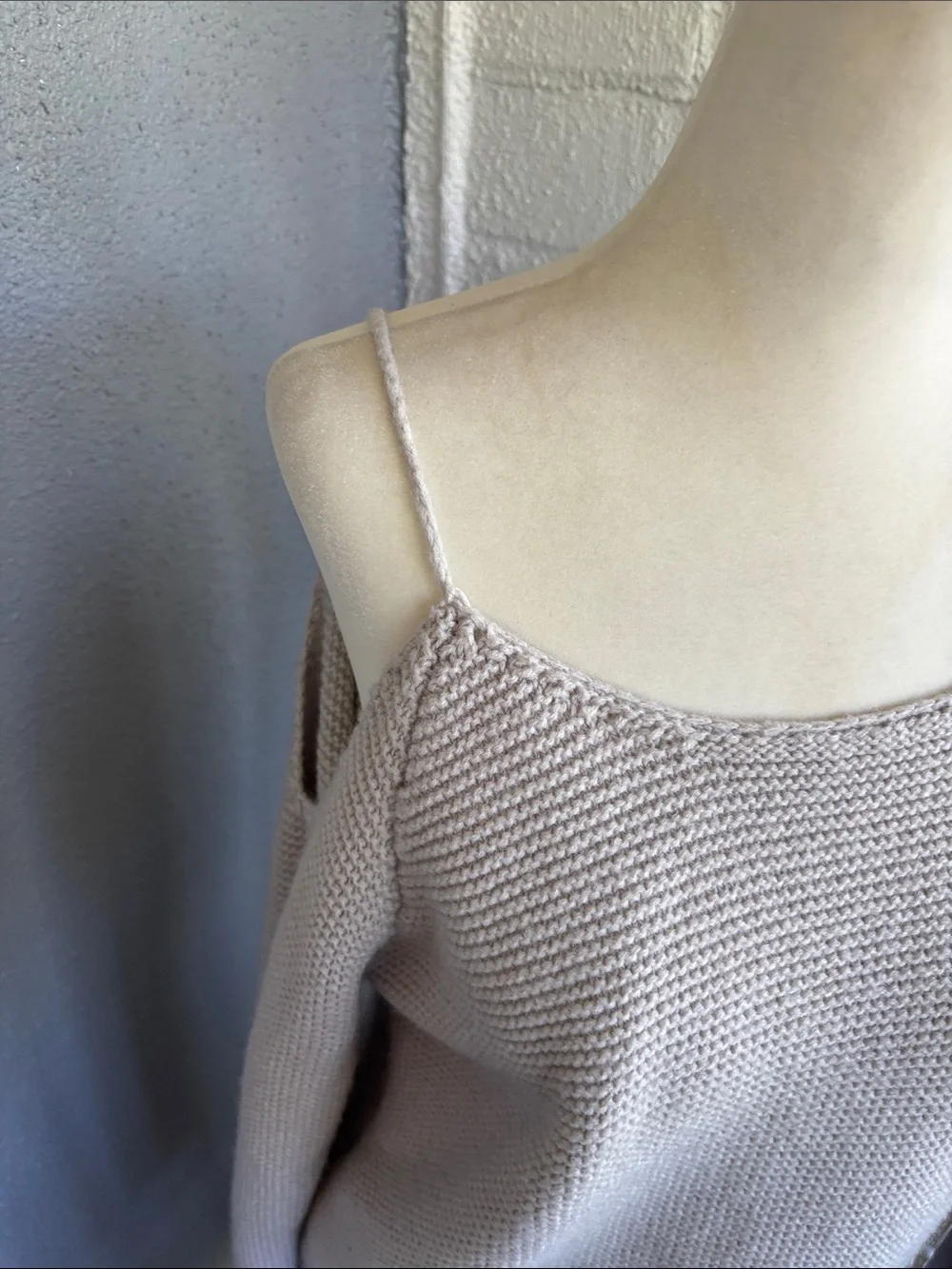 Elliatt Off-the-Shoulder Knit Long Sleeve Sweater Dress sz S